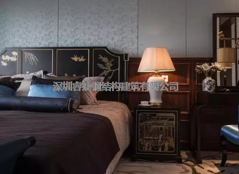內裝修推薦：240平新中式輕鋼別墅，一步一景打造詩(shī)意的家園！(圖4)