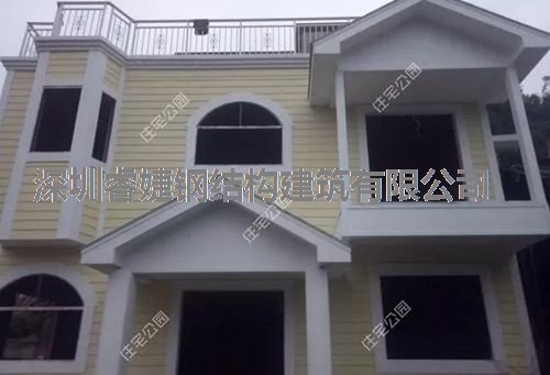 客戶(hù)花30萬(wàn)建成的輕鋼別墅，優(yōu)美的外觀(guān)，坐擁山川美景(圖12)
